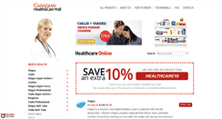 Desktop Screenshot of acanadianhealthcaremall.com